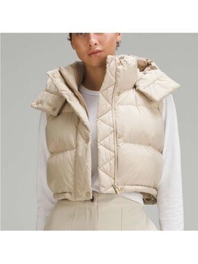 Lululemon super cropped wunder puff vest